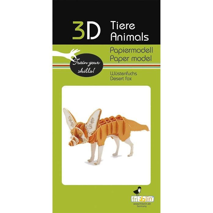 Desert Fox 3D Cardboard Model Kit Fridolin (ONLINE ORDER ONLY)