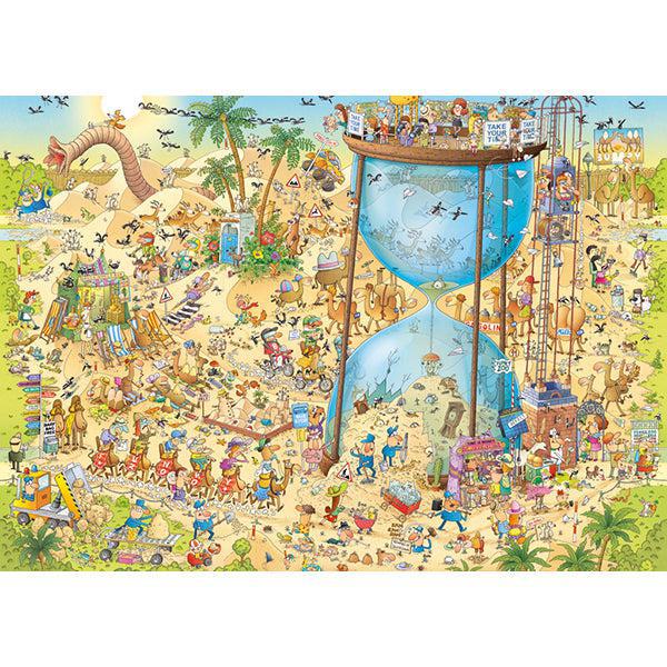 Desert Habitat Funky Zoo 1000 Piece Jigsaw Puzzle Heye (ONLINE ORDER ONLY)