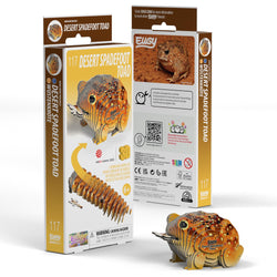 Desert Spadefoot Toad 3D Cardboard Model Kit Eugy (ONLINE ORDER ONLY)
