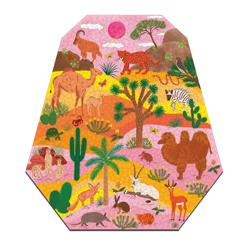 Desert Terrarium 750 Piece Shaped Jigsaw Puzzle Mudpuppy (ONLINE ORDER ONLY)