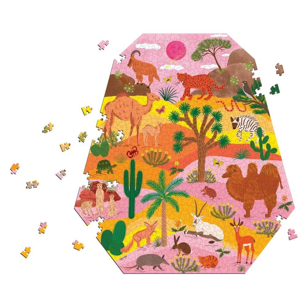 Desert Terrarium 750 Piece Shaped Jigsaw Puzzle Mudpuppy (ONLINE ORDER ONLY)