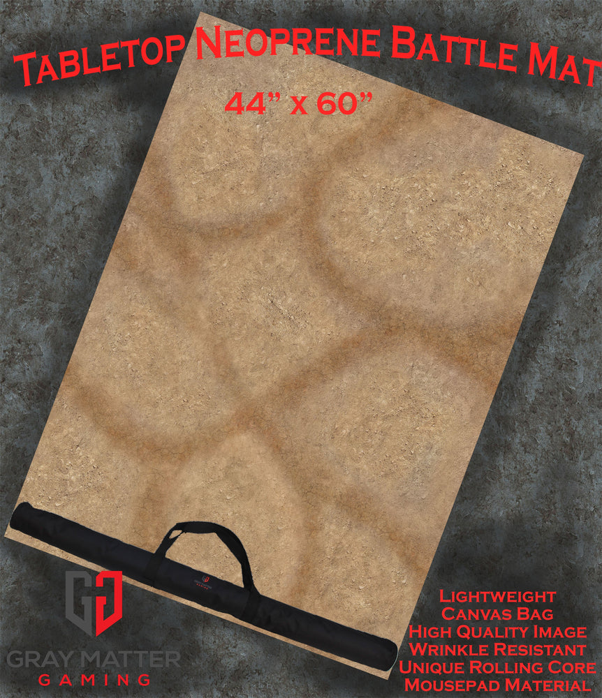 Desert Paths - Neoprene Battle Mat with Bag (Online Order Only)