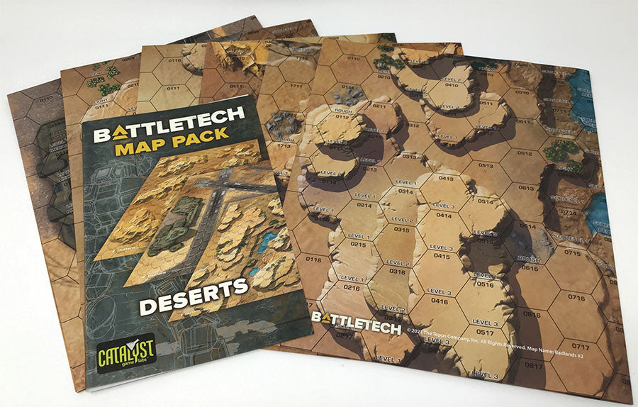 BattleTech: Map Pack - Deserts (ONLINE ORDER ONLY)