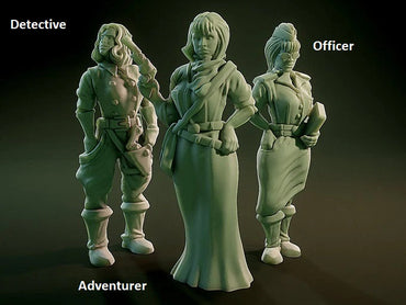 3D Printed Nafarrate NPCS Lovecraftian Bestiary 28 32 mm D&D (Online Only)