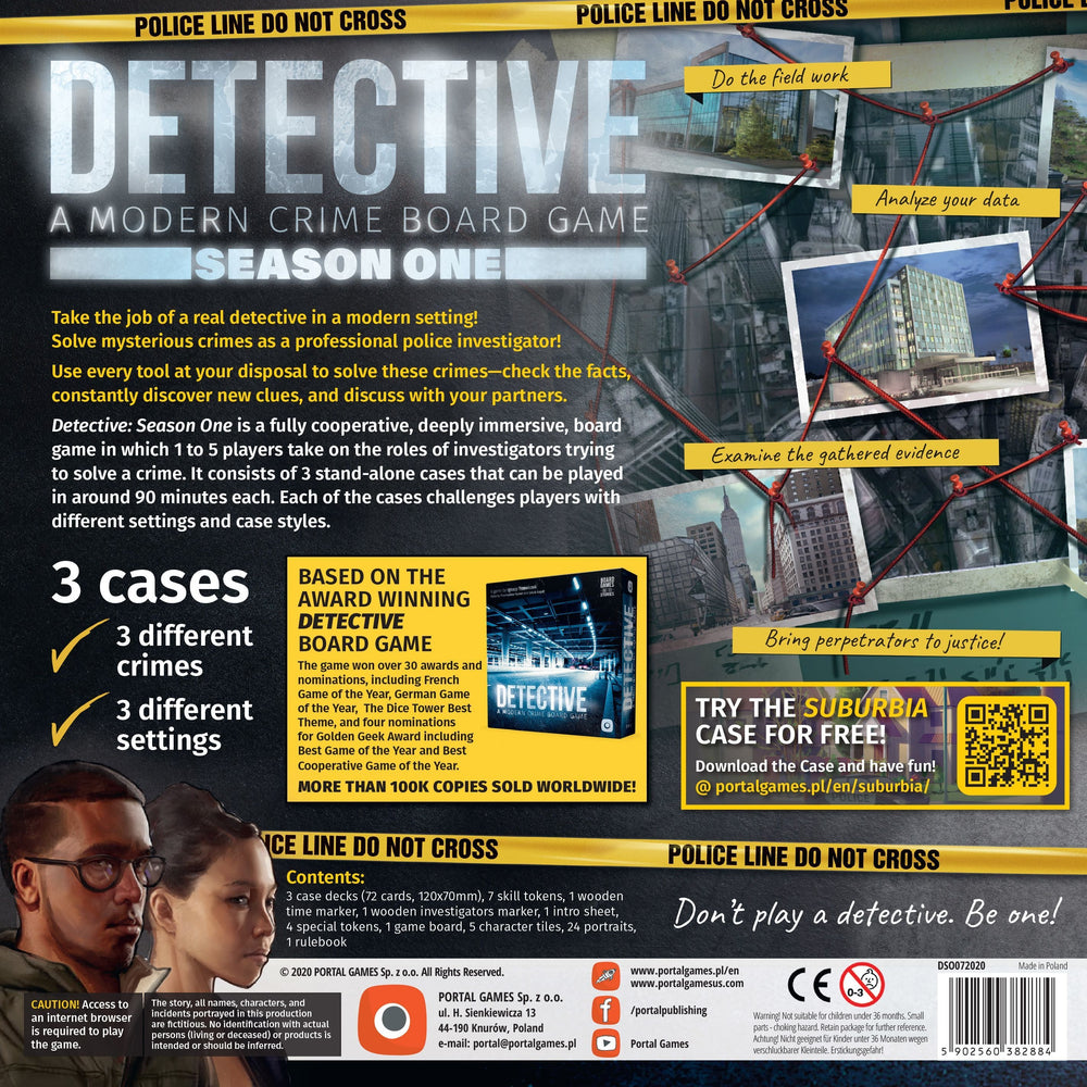 Detective: A Modern Crime Board Game Season One (ONLINE ORDER ONLY)