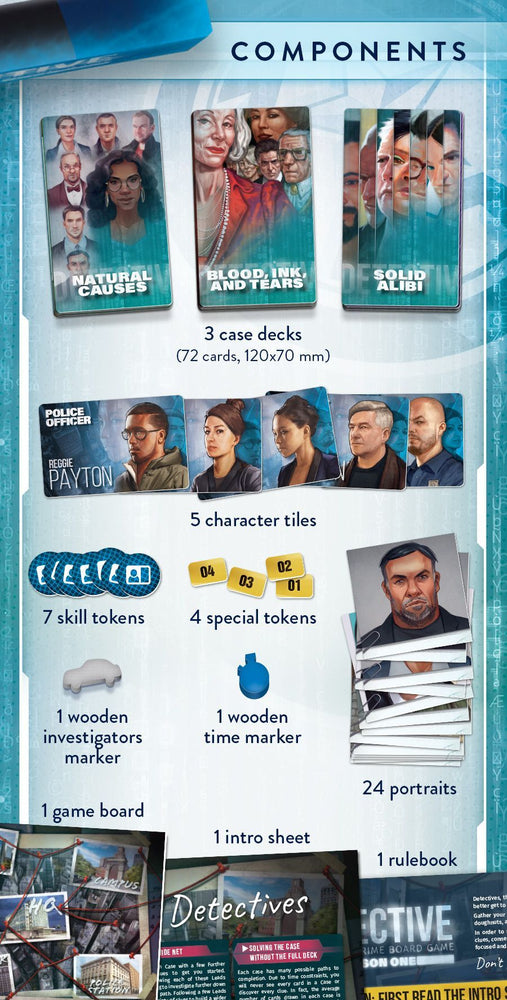 Detective: A Modern Crime Board Game Season One (ONLINE ORDER ONLY)