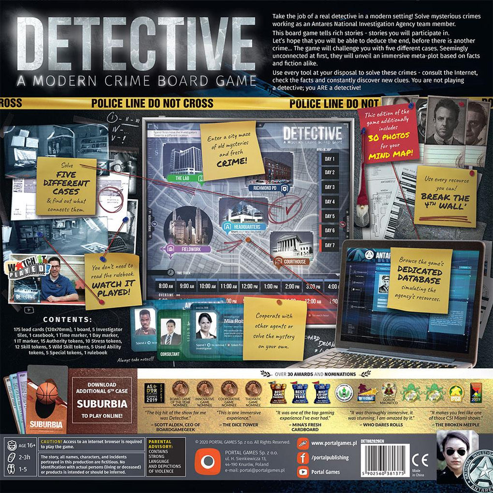 Detective: A Modern Crime Board Game (ONLINE ORDER ONLY)