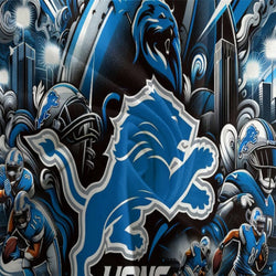 Detroit Lions Bedding Set Duvet Cover Without Filler (Online Order Only)