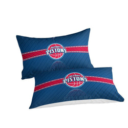 Detroit Pistons Bedding Set Duvet Cover Without Filler (Online Order Only)