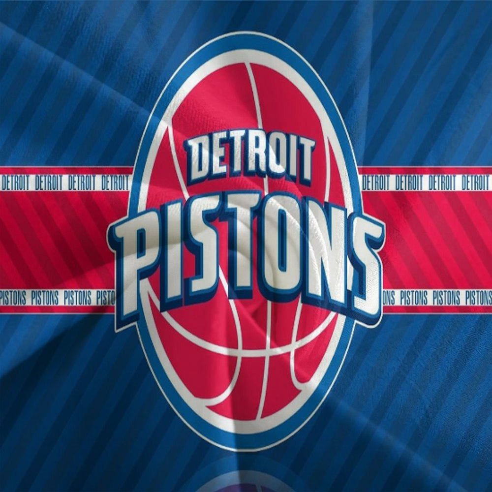 Detroit Pistons Bedding Set Duvet Cover Without Filler (Online Order Only)