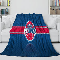 Detroit Pistons Blanket Flannel Fleece Throw Room Decoration (Online Order Only)