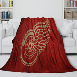 Detroit Red Wings Blanket Flannel Throw Kids Room Decoration (Online Order Only)