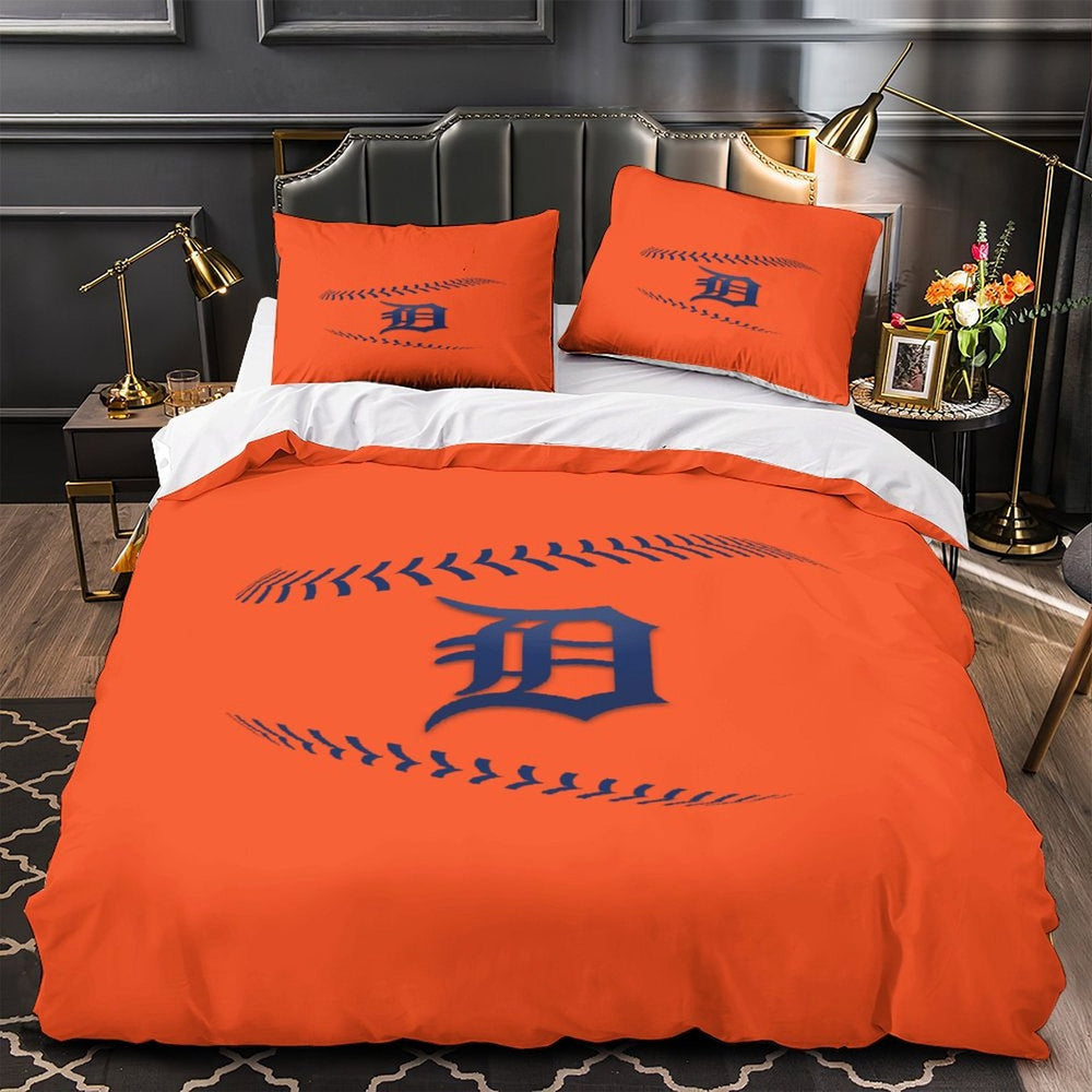 Detroit Tigers Bedding Set Quilt Cover Without Filler (Online Order Only)