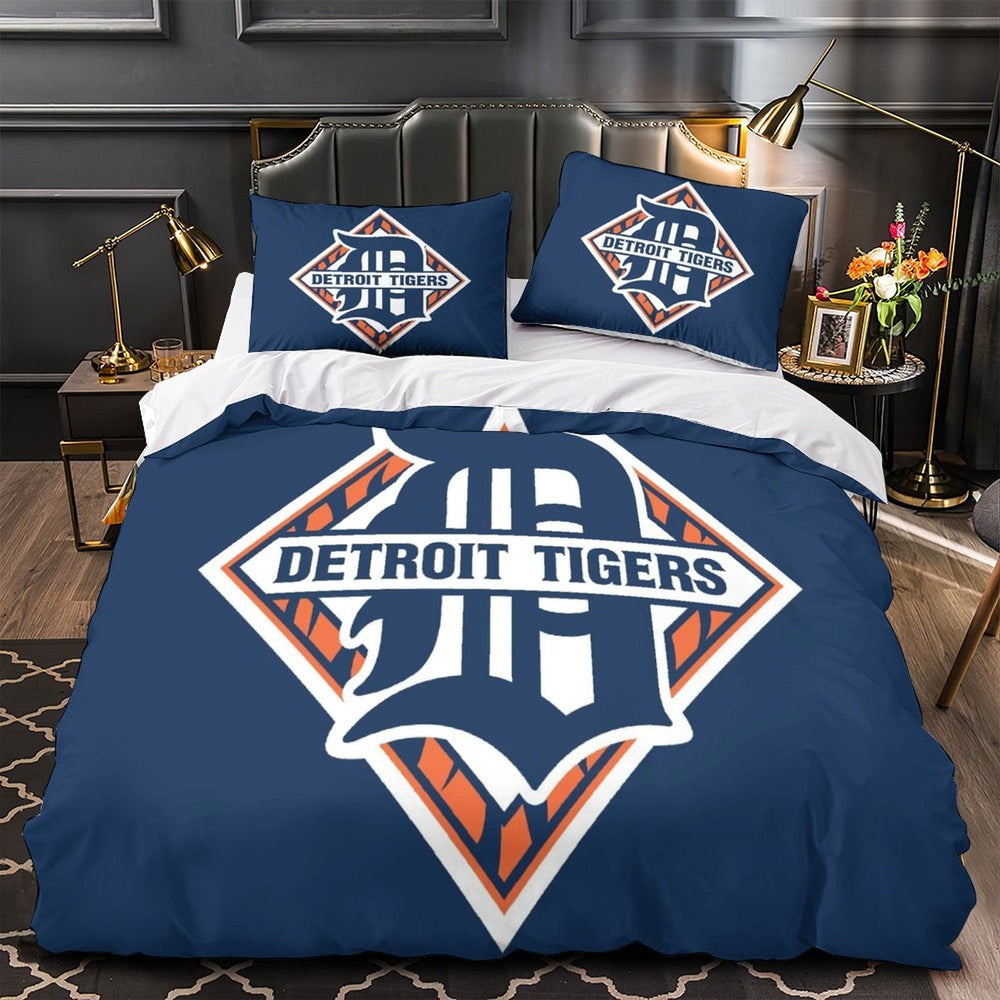 Detroit Tigers Bedding Set Quilt Cover Without Filler (Online Order Only)