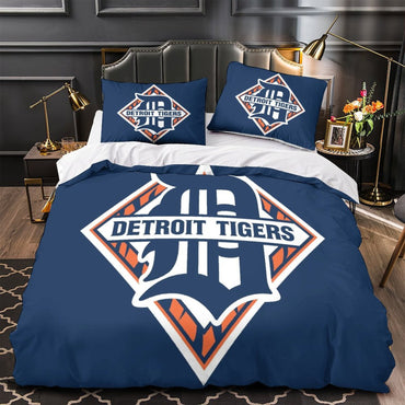 Detroit Tigers Bedding Set Quilt Cover Without Filler (Online Order Only)