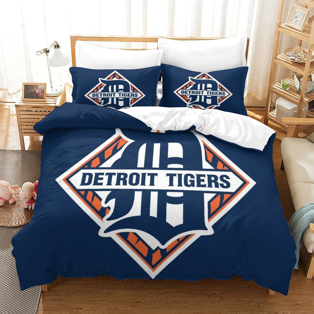 Detroit Tigers Bedding Set Quilt Cover Without Filler (Online Order Only)