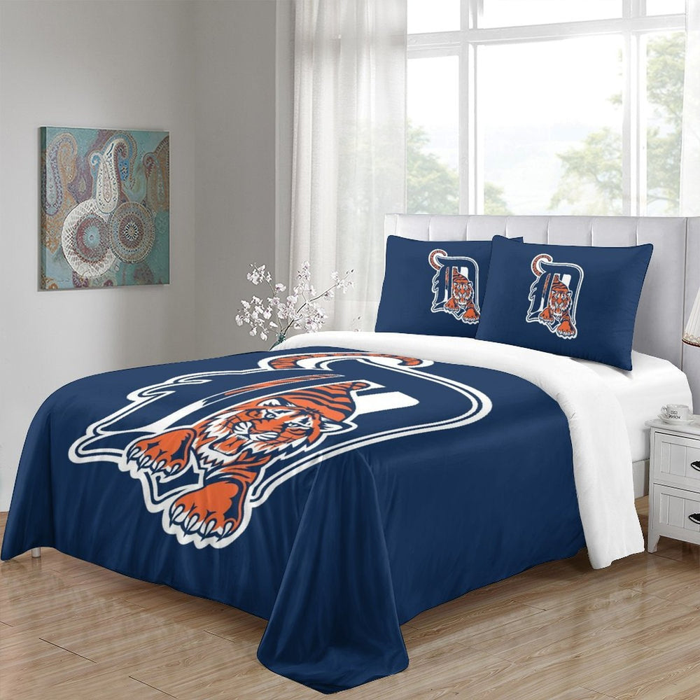 Detroit Tigers Bedding Set Quilt Cover Without Filler (Online Order Only)