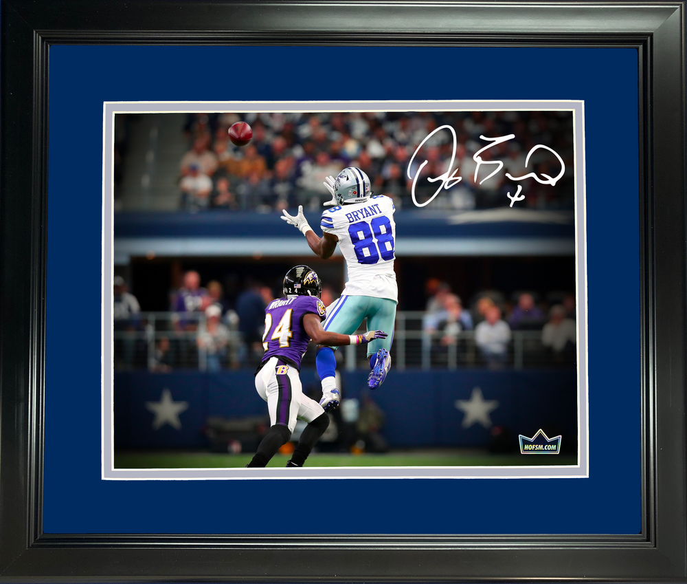 Framed Dez Bryant Dallas Cowboys Facsimile Laser Engraved Signature Auto 11"x14" Football Photo HOFSM Holo (ONLINE ORDER ONLY)
