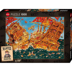 Diamond Dick Wanted Seek & Find 1000 Piece Jigsaw Puzzle Heye (ONLINE ORDER ONLY)