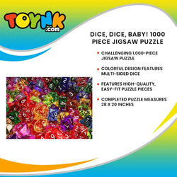 Dice, Dice, Baby 1000 Piece Jigsaw Puzzle Toynk (ONLINE ORDER ONLY)