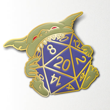 Dice Goblin Feeding - Enamel Pin (Online Only)