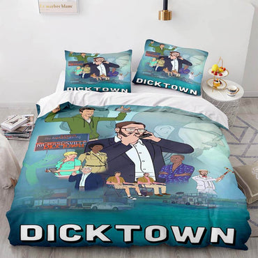 Dicktown Season 2 Bedding Set Quilt Duvet Cover Bedding Sets (Online Order Only)