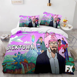 Dicktown Season 2 Bedding Set Quilt Duvet Cover Bedding Sets (Online Order Only)