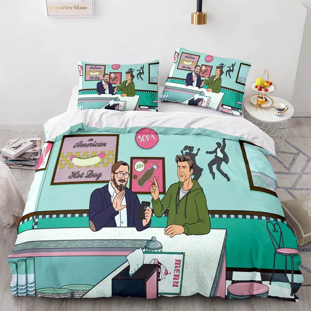 Dicktown Season 2 Bedding Set Quilt Duvet Cover Bedding Sets (Online Order Only)