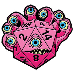 DieHolder / Eye Tyrant - Hard Enamel Adventure Dice Pin Metal by Norse Foundry (ONLINE ORDER ONLY)