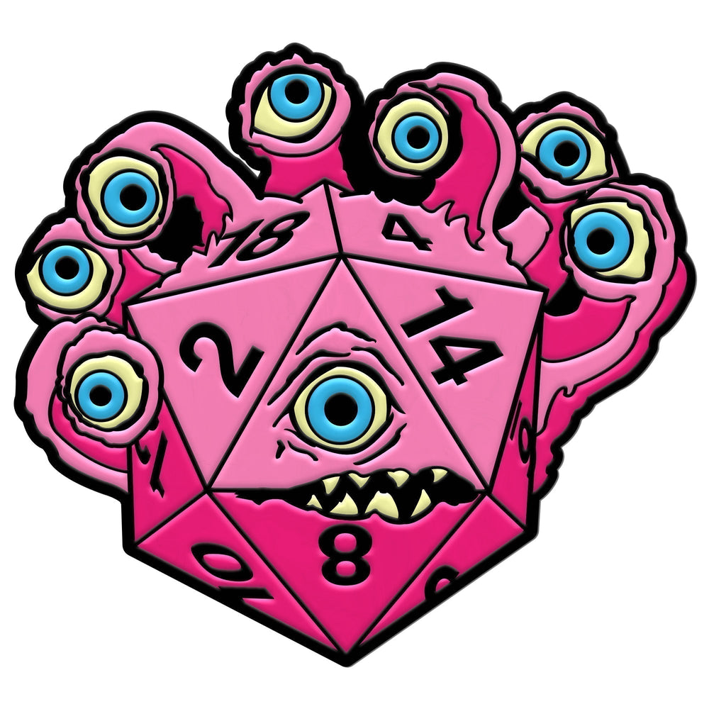DieHolder / Eye Tyrant - Hard Enamel Adventure Dice Pin Metal by Norse Foundry (ONLINE ORDER ONLY)