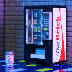 Diet Brick - B3 Customs Soda Vending Machine made using LEGO parts (Online Order Only)