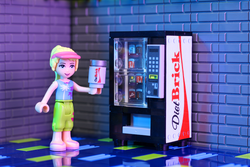 Diet Brick - B3 Customs Soda Vending Machine made using LEGO parts (Online Order Only)