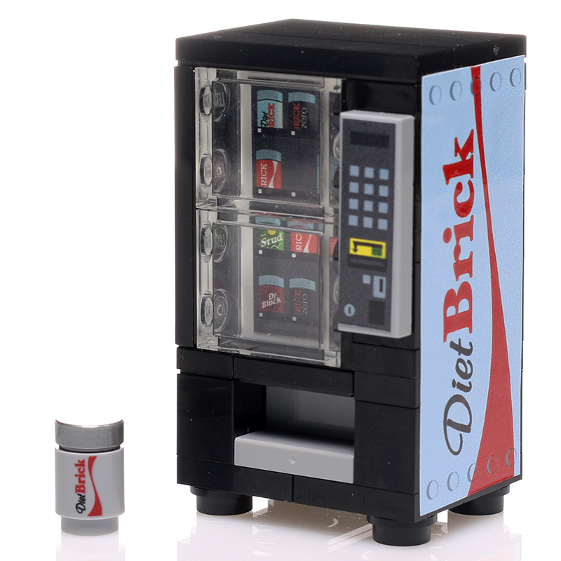 Diet Brick - B3 Customs Soda Vending Machine made using LEGO parts (Online Order Only)