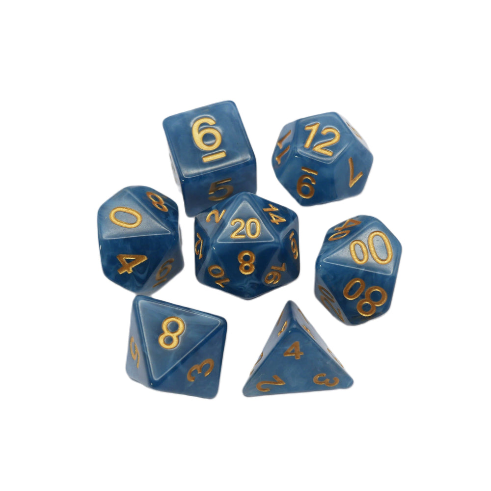 Diffused Dreams - 7 Piece DnD Dice Set | Acrylic RPG Gaming Dice (ONLINE ORDER ONLY)