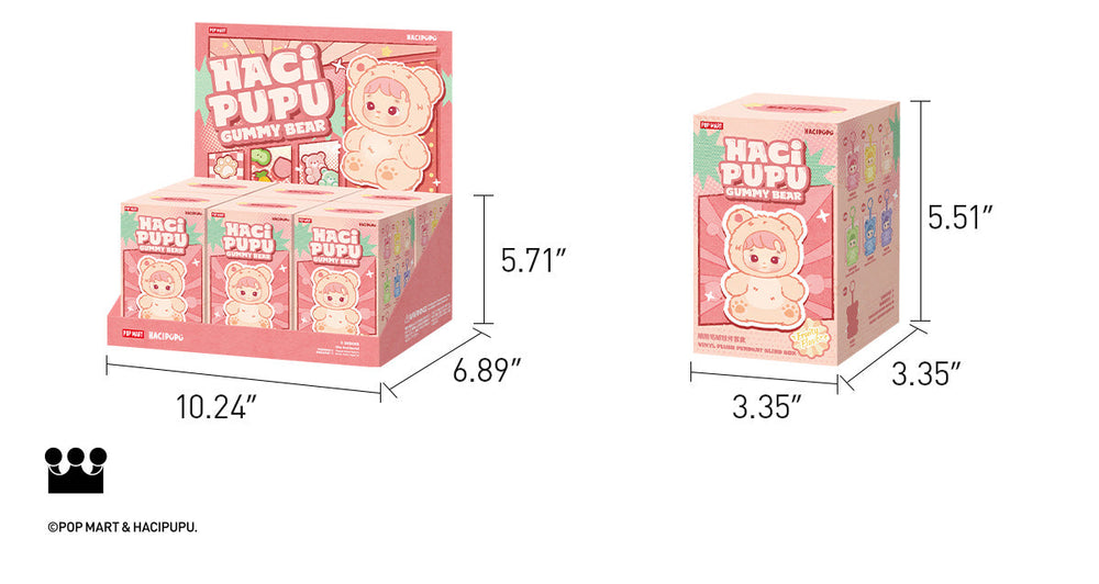 Hacipupu Gummy Bear Series - Vinyl Plush Pendant (ONLINE ORDER ONLY)