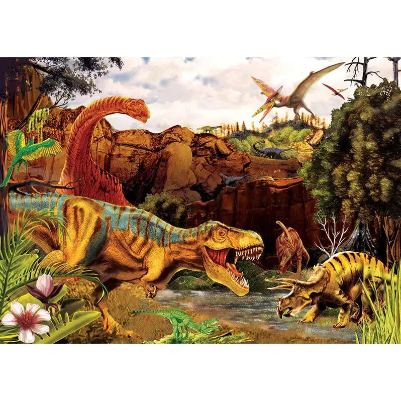 Dino Story 35 Piece Tray Jigsaw Puzzle Cobble Hill (ONLINE ORDER ONLY)