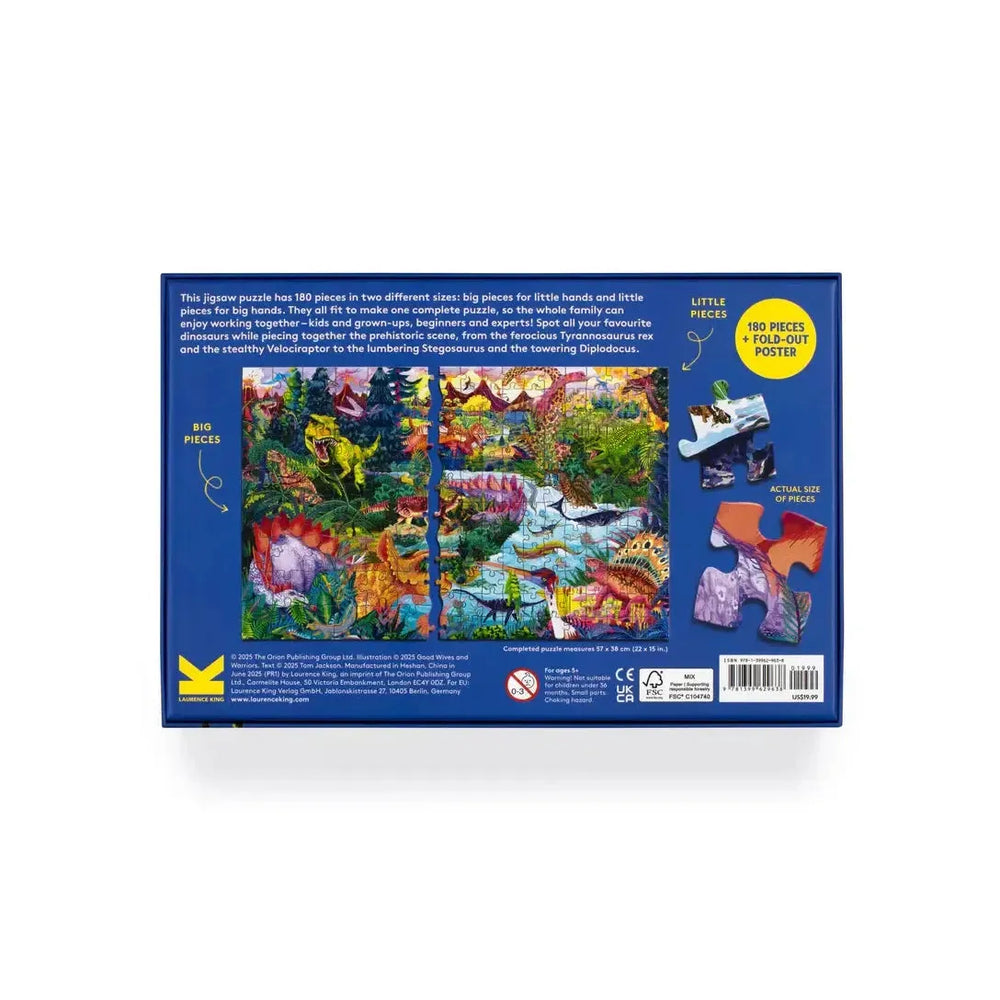 Dinopedia 180 Piece Sharing Jigsaw Puzzle Laurence King