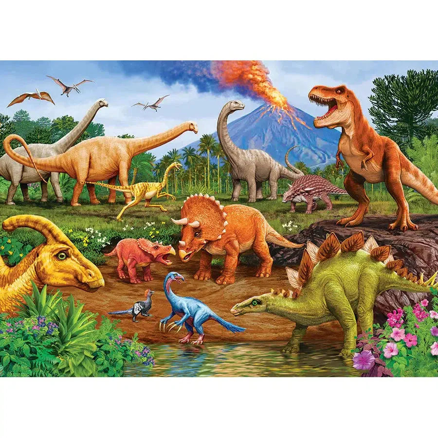 Dinos 350 Piece Family Jigsaw Puzzle Cobble Hill (ONLINE ORDER ONLY)