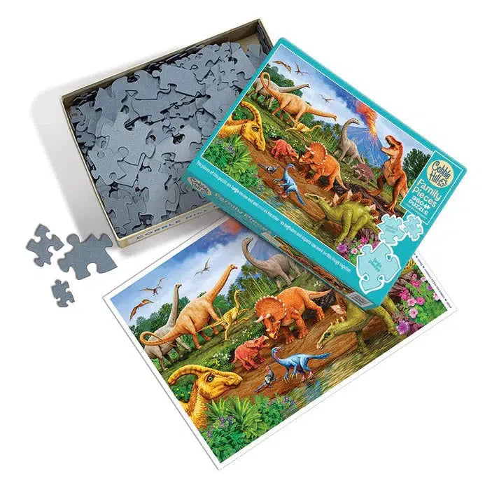 Dinos 350 Piece Family Jigsaw Puzzle Cobble Hill (ONLINE ORDER ONLY)