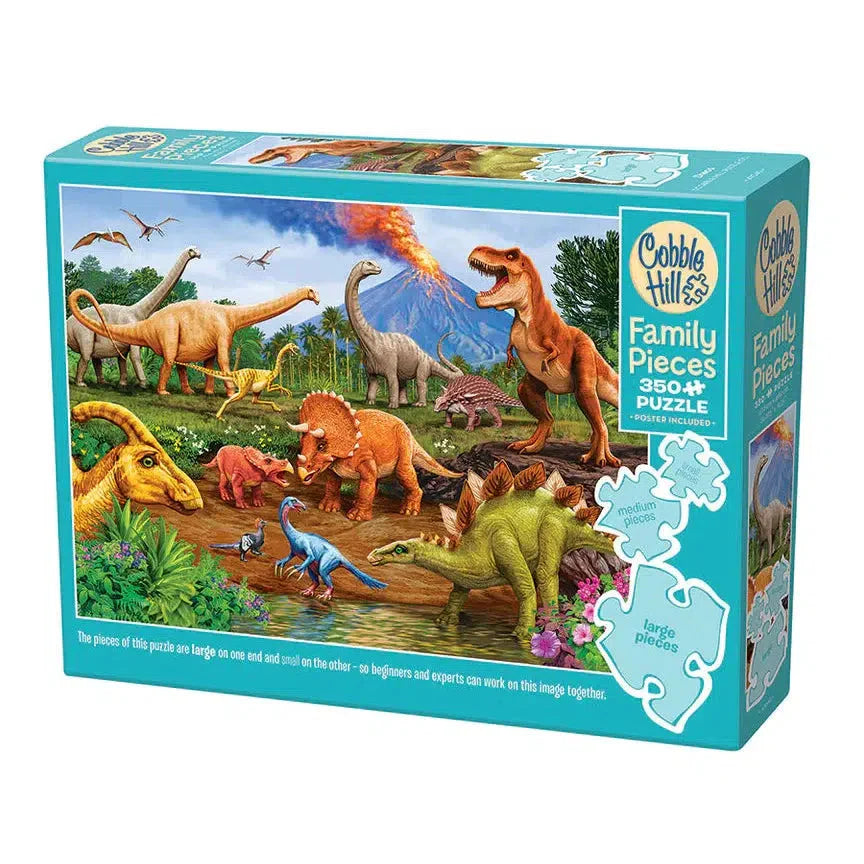 Dinos 350 Piece Family Jigsaw Puzzle Cobble Hill (ONLINE ORDER ONLY)