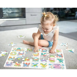 Dinosaur Alphabet 35 Piece Floor Jigsaw Puzzle Cobble Hill (ONLINE ORDER ONLY)