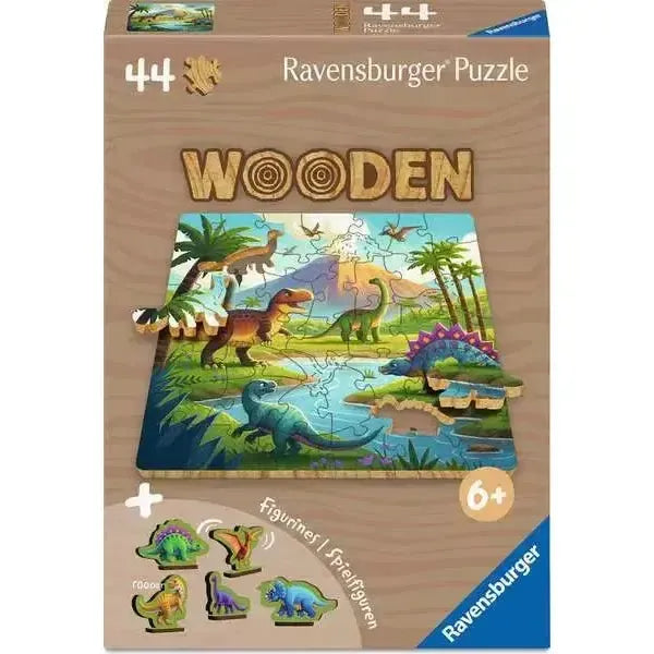 Dinosaur Days 44 Piece Wooden Jigsaw Puzzle Ravensburger
