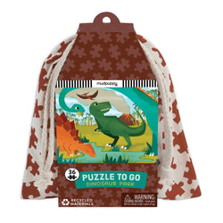 Dinosaur Park 36 Piece Mini Jigsaw Puzzle Mudpuppy