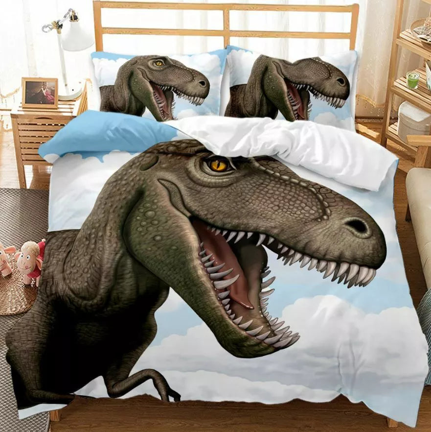 Dinosaur Bedding Set Quilt Cover Without Filler (Online Order Only)
