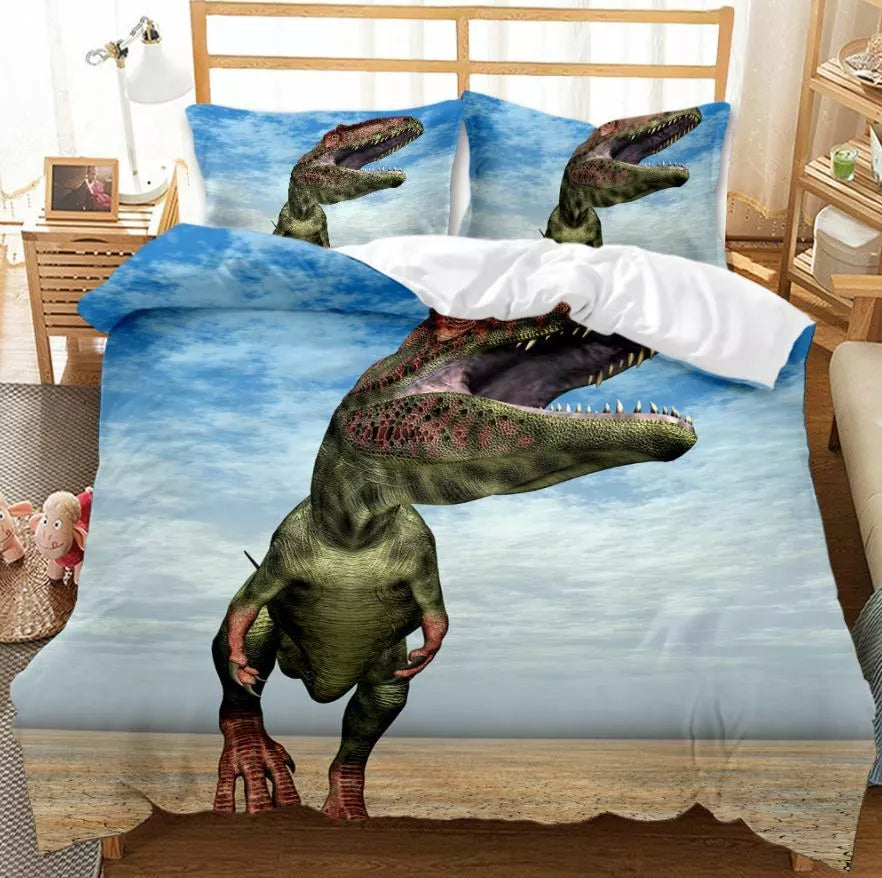 Dinosaur Bedding Set Quilt Cover Without Filler (Online Order Only)