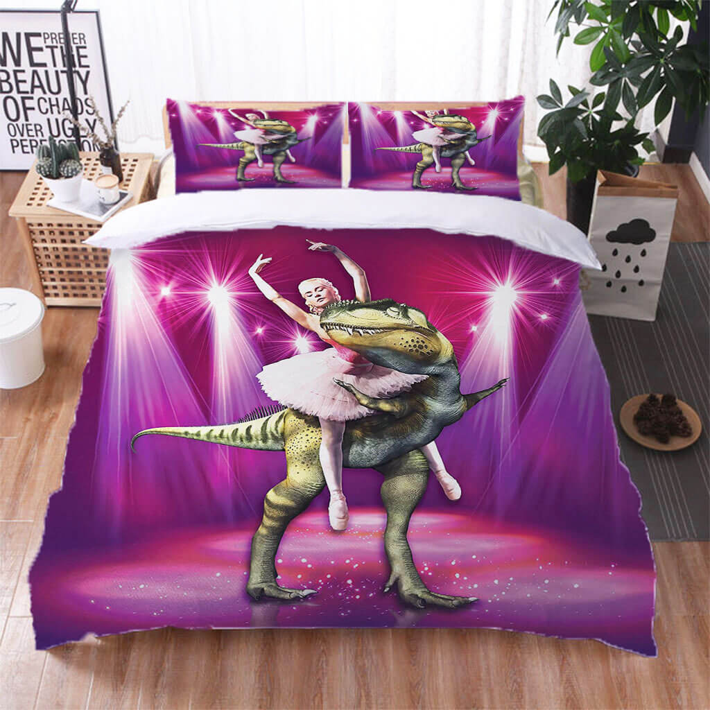 Dinosaur Pattern Bedding Set Quilt Cover Without Filler (Online Order Only)