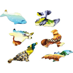 Dinosaurs from the Cretaceous Period 57 Piece Tray Jigsaw Puzzle Larsen