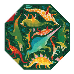 Dinosaurs to Scale 300 Piece Octagon Jigsaw Puzzle Mudpuppy (ONLINE ORDER ONLY)