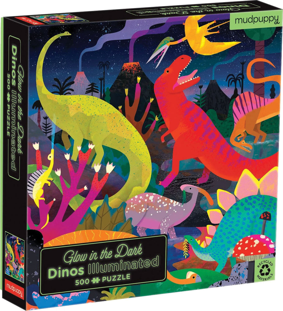 Puzzle: Dinosaurs Illuminated - Glow in the Dark Family Puzzle (ONLINE ORDER ONLY)