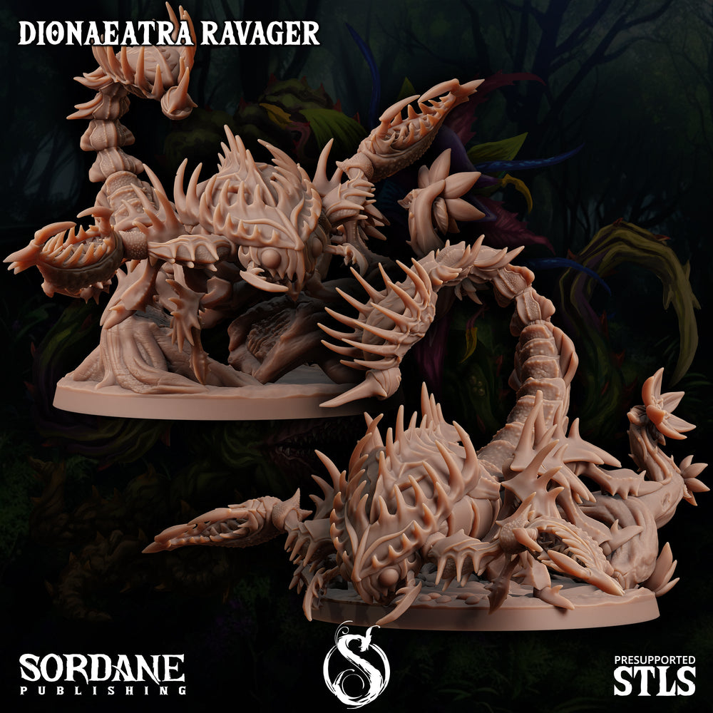 3D Printed Sordane Publishing Dionaeatra Ravager Cupid's Embrace Set 28 32mm D&D (Online Only)
